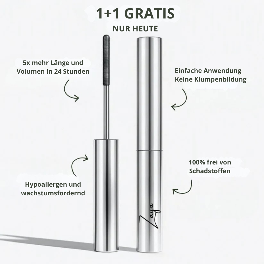 Zaya™ | Erhalte schöne Wimpern ohne Klumpen und Reizungen