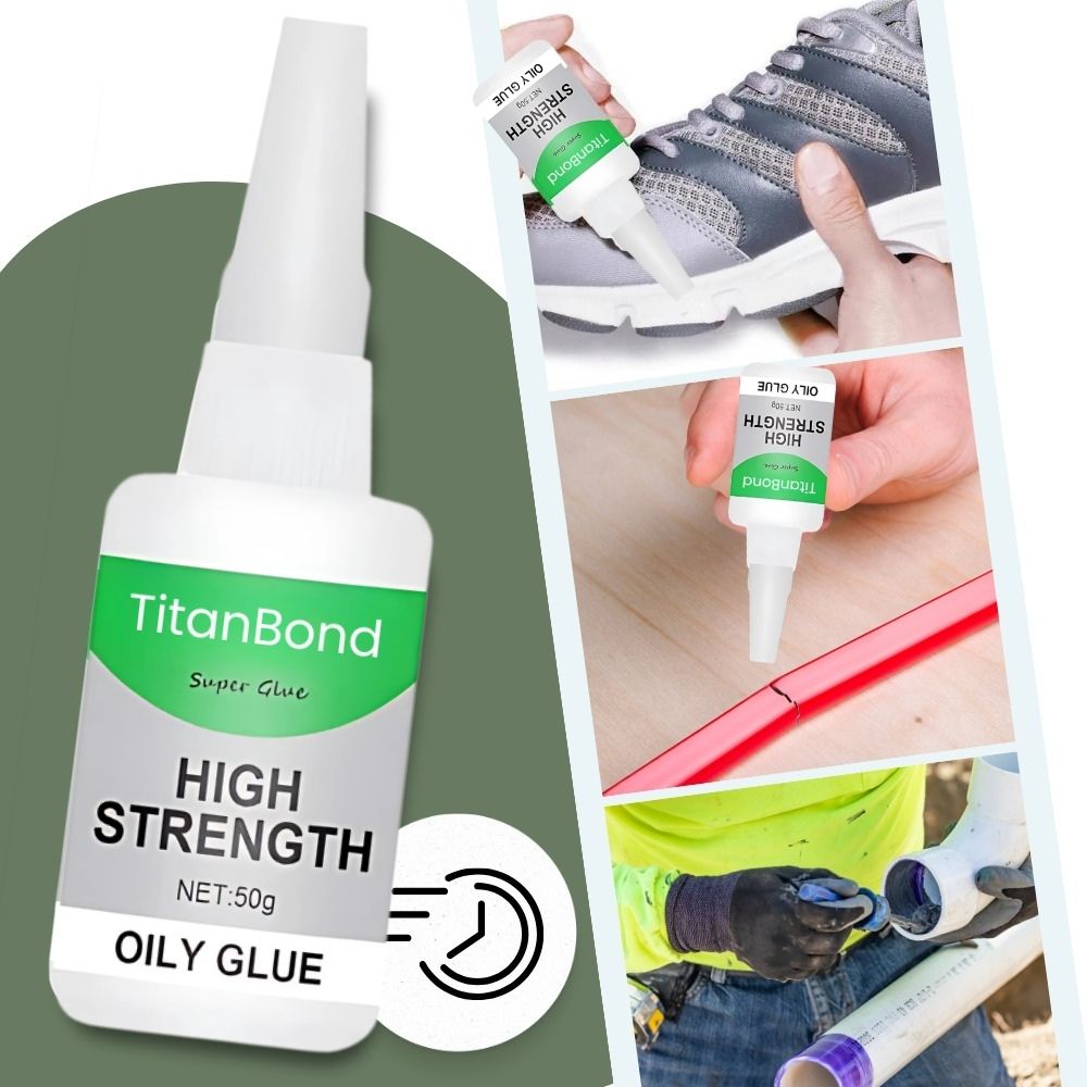 TitanBond™ | Wasserfest, staubdicht Hochleistungsleim – repariere alles in wenigen Sekunden