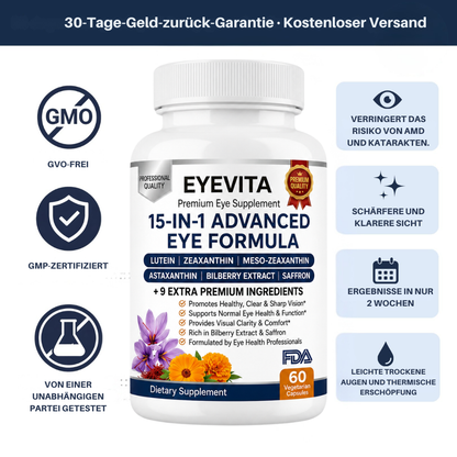 EyeVita™ | Tägliche Nährstoffunterstützung für klares und komfortables Sehen