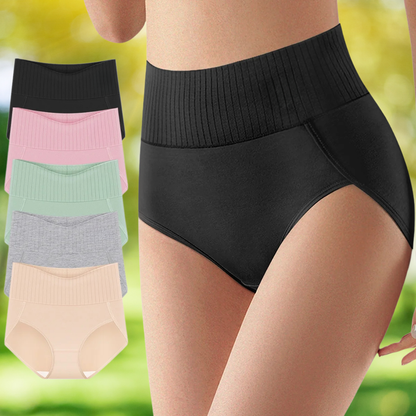 Velisse™ | 6er-Pack atmungsaktive und bequeme High-Waist-Unterhosen mit Bauchunterstützung