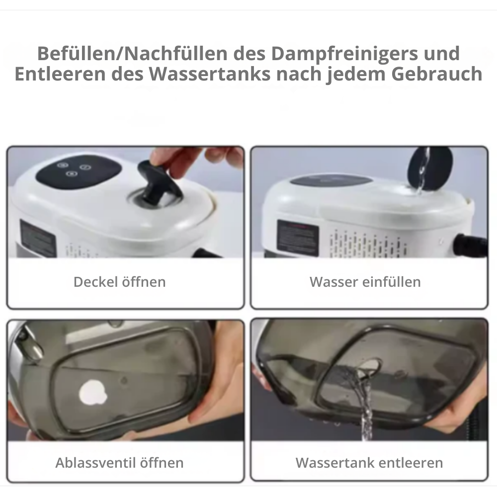 PowerSteam™ | Gründliche Reinigung Ihres Zuhauses mit kraftvoller Dampftechnologie