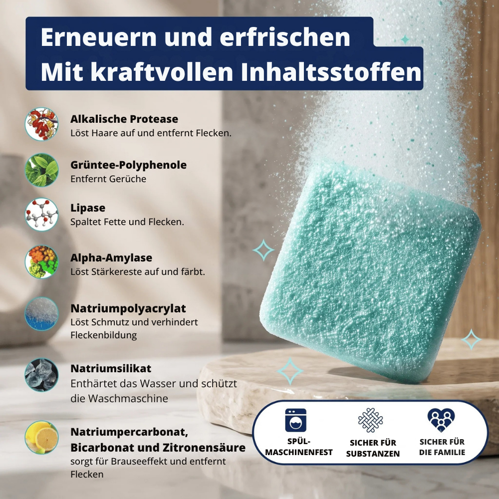 PureWash™ | Frischere Wäsche dank einer saubereren Waschmaschine