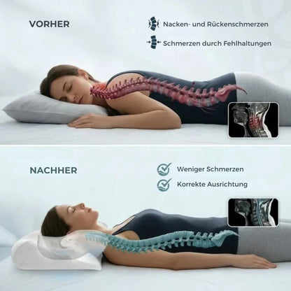 ErgoPillow™ | Gib dem Nacken die Unterstützung, die er jede Nacht vermisst hat
