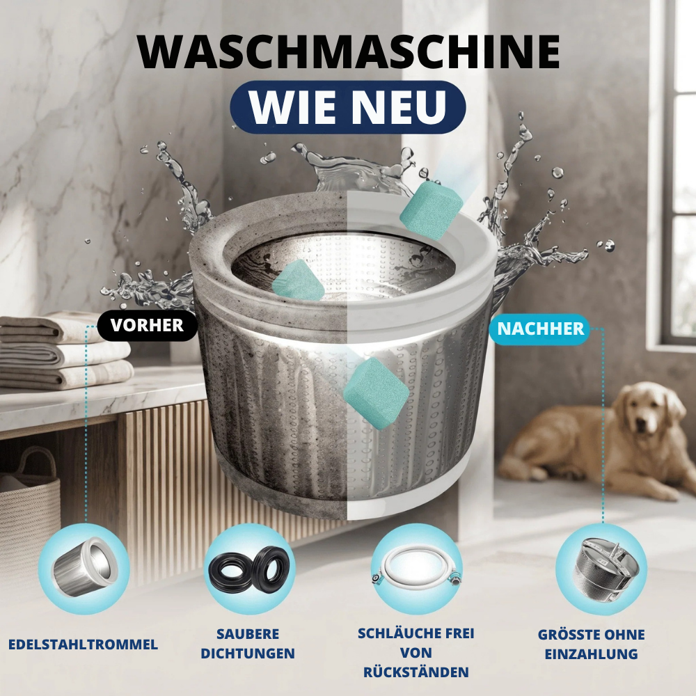 PureWash™ | Frischere Wäsche dank einer saubereren Waschmaschine