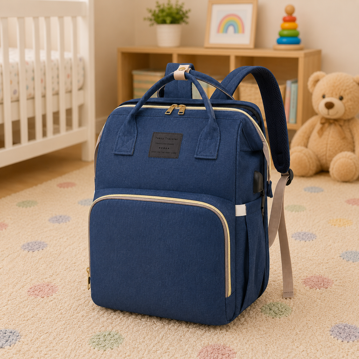 ParentPack™ | Organisierte Wickelrucksack für einfachere Ausflüge mit Baby