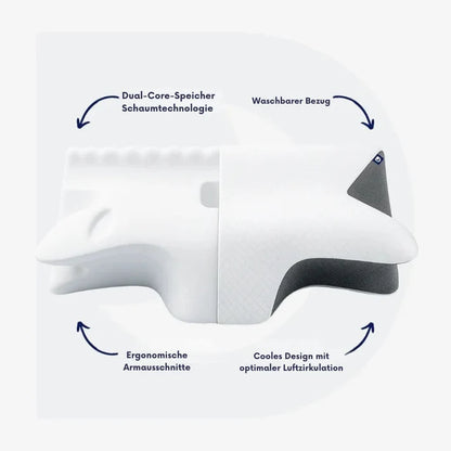 ErgoPillow™ | Gib dem Nacken die Unterstützung, die er jede Nacht vermisst hat