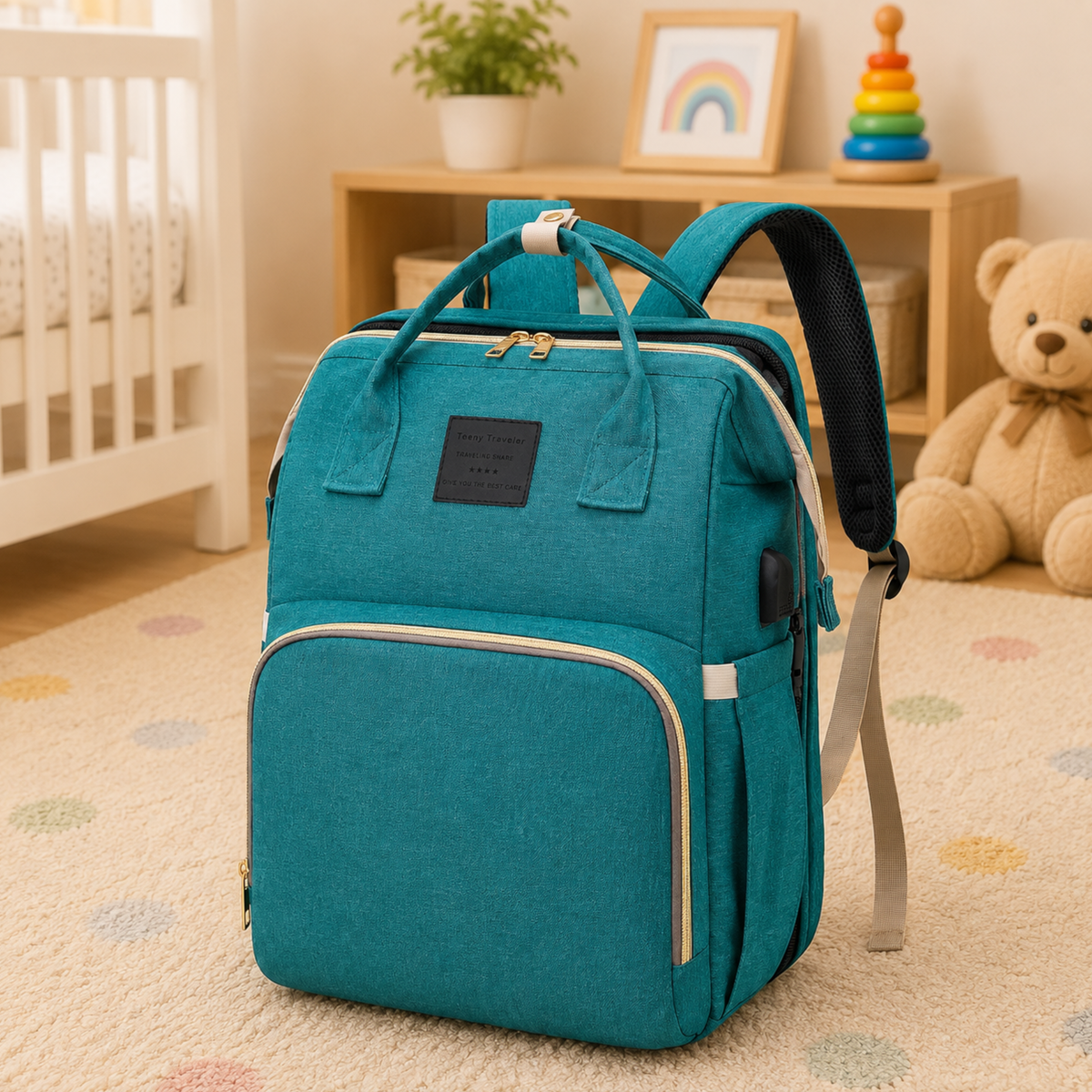ParentPack™ | Organisierte Wickelrucksack für einfachere Ausflüge mit Baby