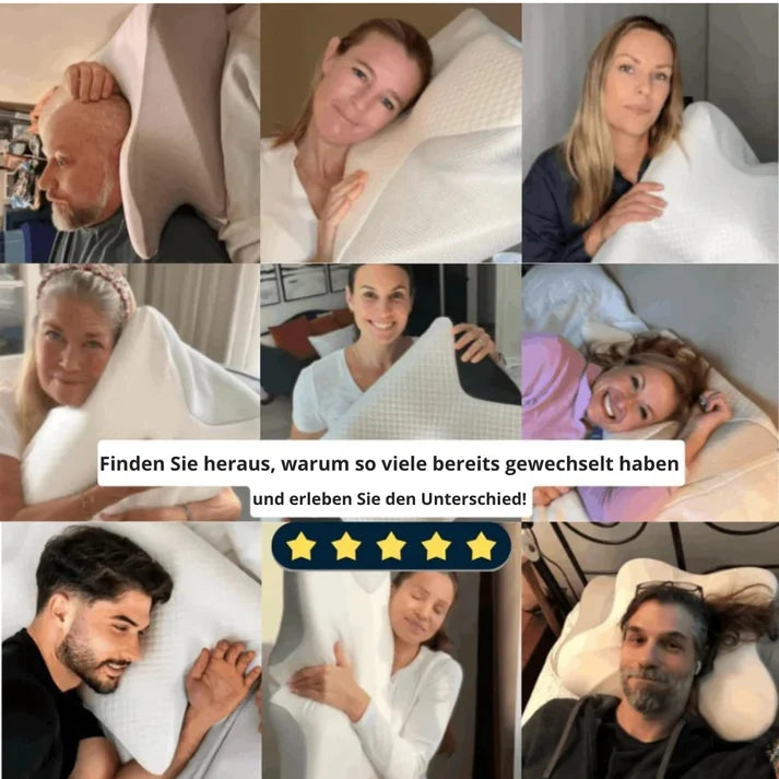 ErgoPillow™ | Gib dem Nacken die Unterstützung, die er jede Nacht vermisst hat