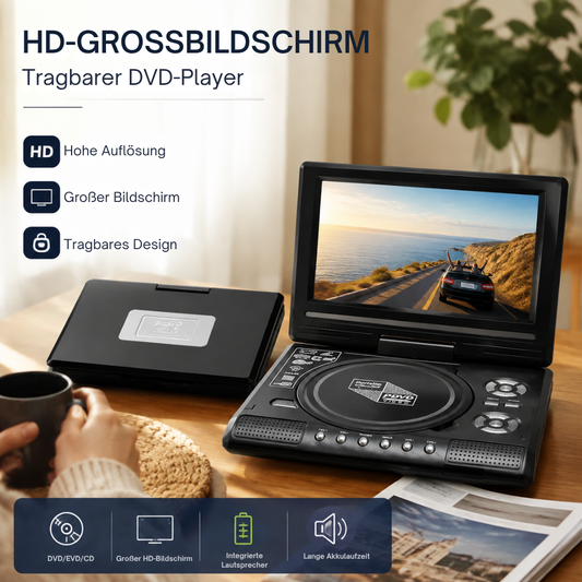 CineGo™ | Tragbarer Filmplayer für entspannte Bildschirmzeit unterwegs