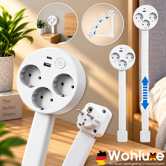 PlugFlex™ | Stecker problemlos hinter Möbeln anschließen