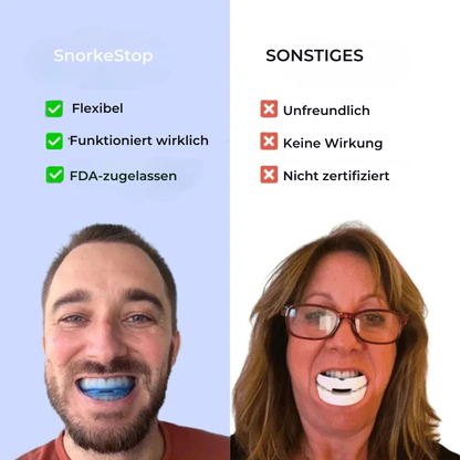 SnarchStop™ | Ruhe im Schlafzimmer und erfrischt aufwachen