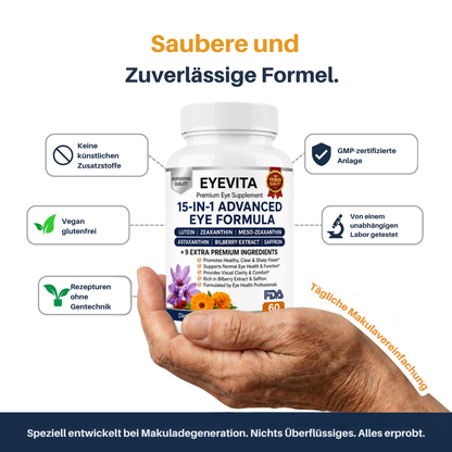 EyeVita™ | Tägliche Nährstoffunterstützung für klares und komfortables Sehen