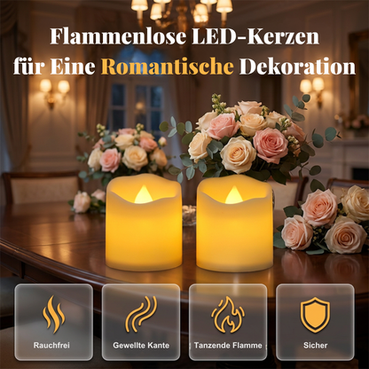 CandleGlow™ | Warme Stearinlichtatmosphäre ohne Rauch oder offene Flamme
