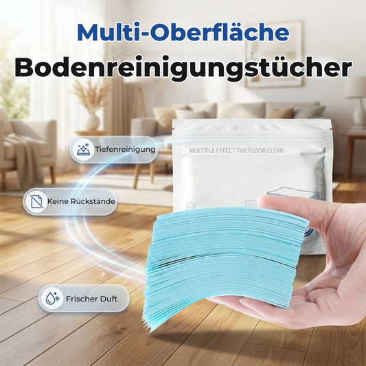 CleanSheets™ | Bodenreinigung ohne Dosierung, große Flaschen oder Chaos