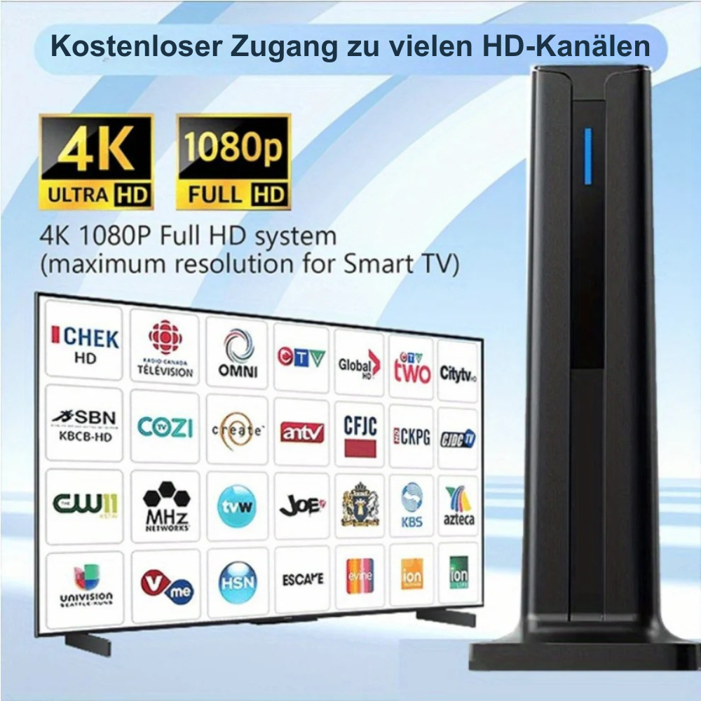 SkyLink™ 4K | Erhalten Sie kostenlose HD-Kanäle ohne Kabel, Smart-TV oder Wi-Fi