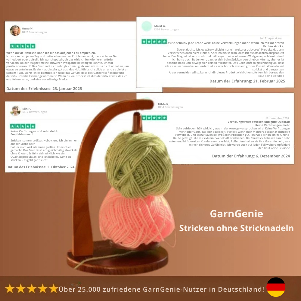 GarnGenie™ | Die einfache Lösung für verwickeltes Garn und weniger Chaos