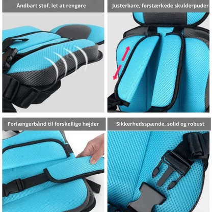 SafeRide™ | Kompakte Lösung für Reisen mit Kindern