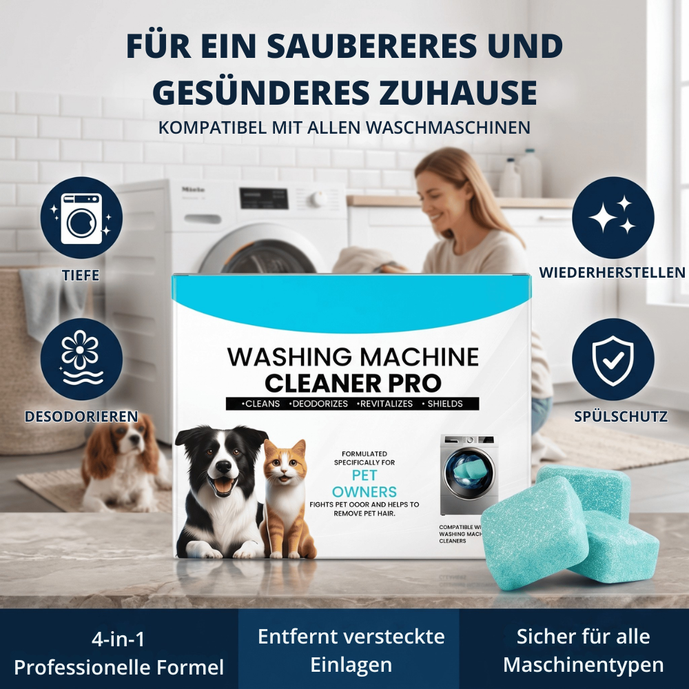PureWash™ | Frischere Wäsche dank einer saubereren Waschmaschine