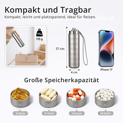 PillMate™ | Elegante Wochenorganisation für Medikamente