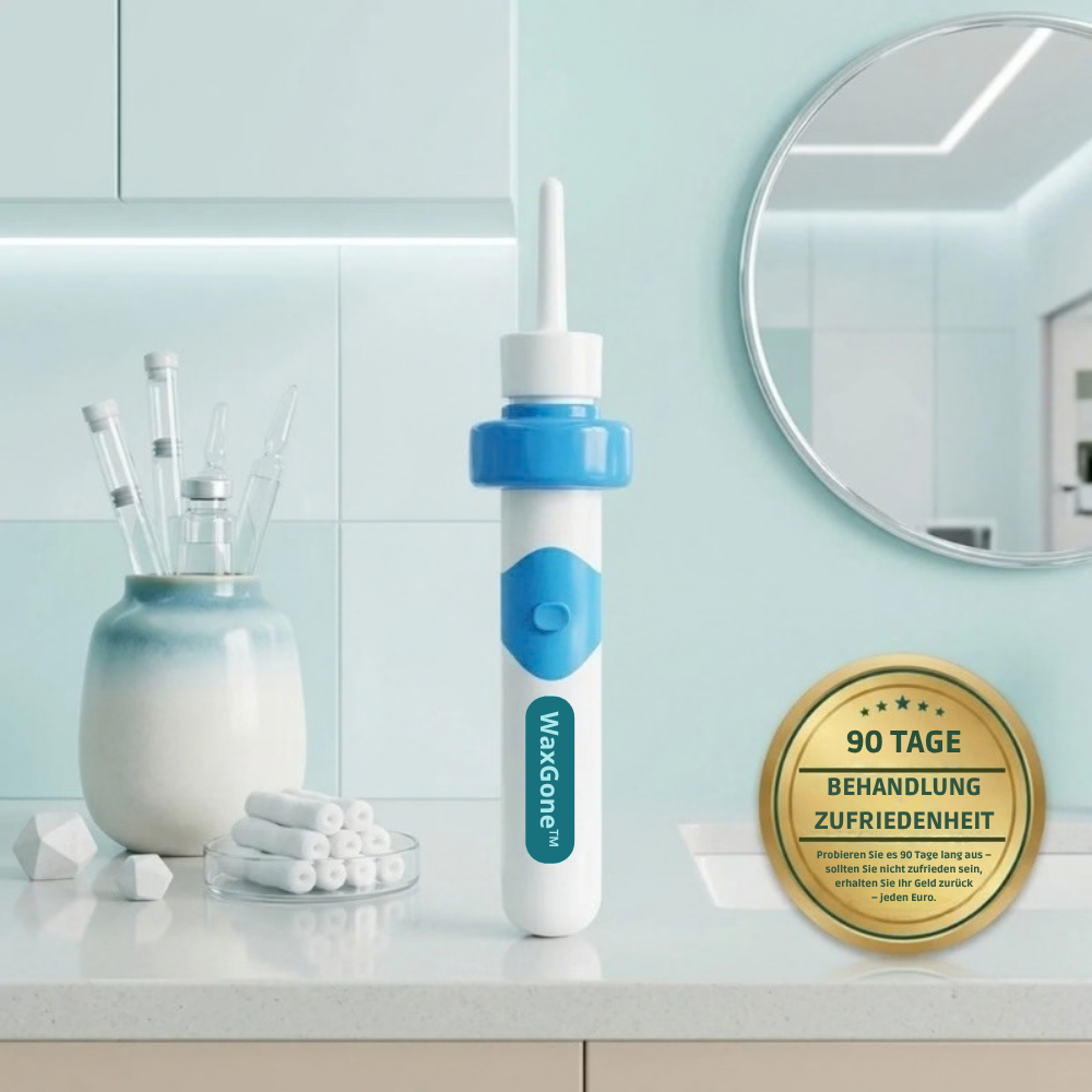 WaxGone™ | Entfernen Sie Ohrenschmalz sanft und ohne Wattestäbchen