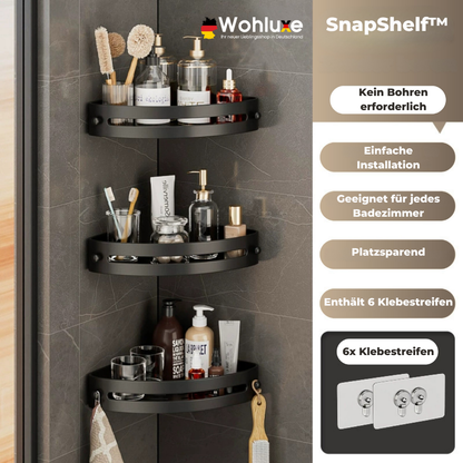 SnapShelf™ | Sorgen Sie in wenigen Sekunden für Ordnung im Badezimmer