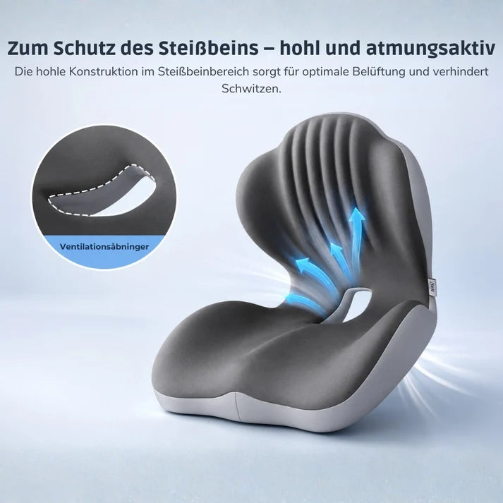 ErgoSit™ | Ergonomisches Sitzkissen für den Komfort den ganzen Tag