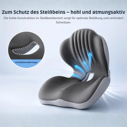 ErgoSit™ | Ergonomisches Sitzkissen für den Komfort den ganzen Tag