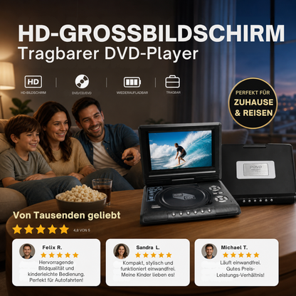 CineGo™ | Tragbarer Filmplayer für entspannte Bildschirmzeit unterwegs