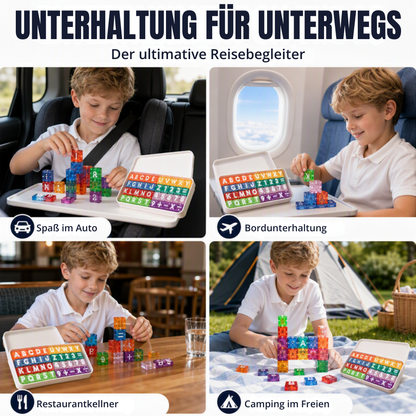 SmartBlocks™ | Magnetischer Baukasten mit Buchstaben, Zahlen und Fantasie