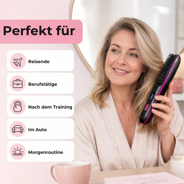 HeatBrush™ | Salonweiches Haar – jederzeit und überall