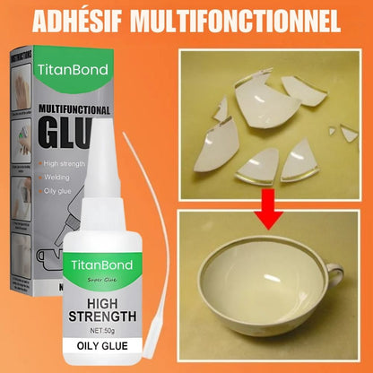 TitanBond™ | Wasserfest, staubdicht Hochleistungsleim – repariere alles in wenigen Sekunden