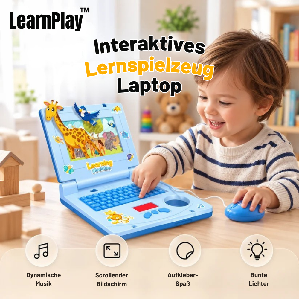 LearnPlay™ | Interaktives Lernspielzeug für kleine Hände – der eigene Computer zum Spielen und Lernen