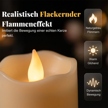 CandleGlow™ | Warme Stearinlichtatmosphäre ohne Rauch oder offene Flamme