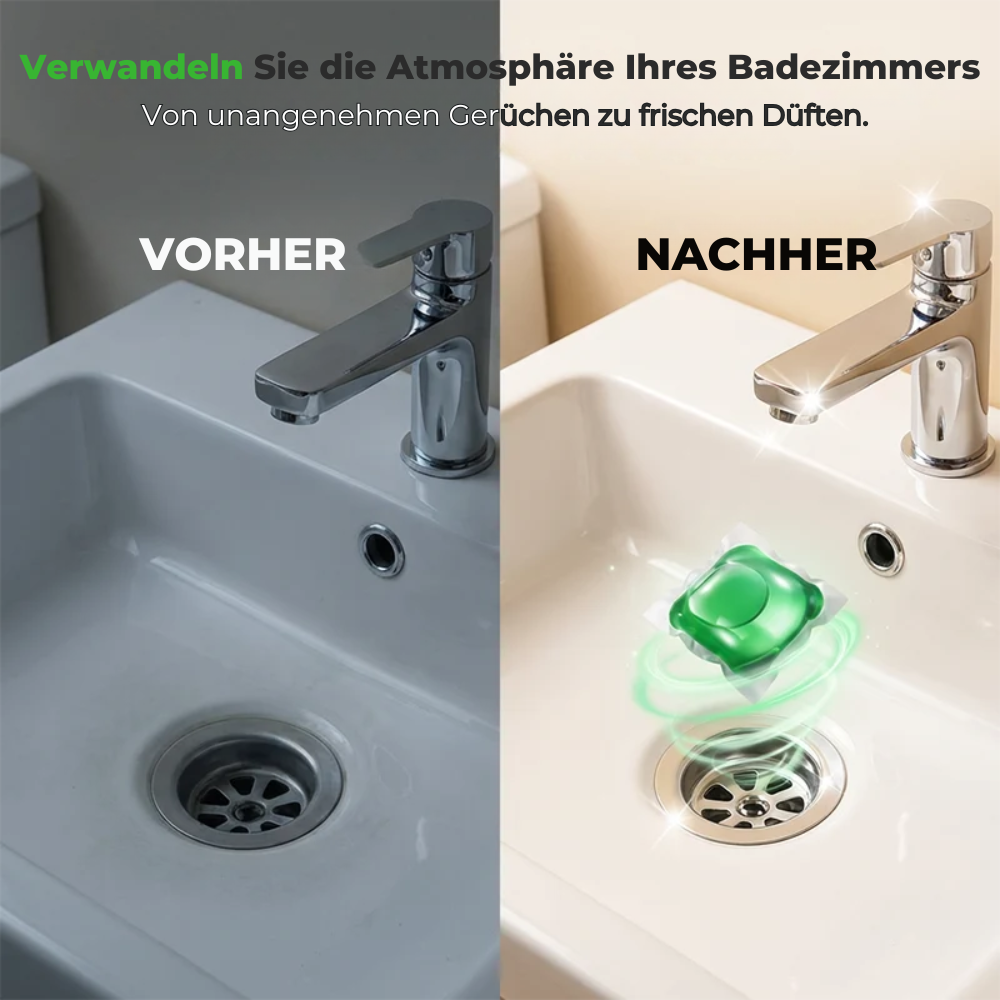 OdorAway™ | Frischere Abflüsse für ein einladenderes Zuhause