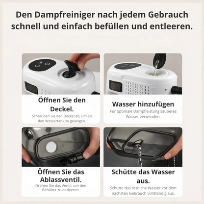 PowerSteam™ | Gründliche Reinigung Ihres Zuhauses mit kraftvoller Dampftechnologie