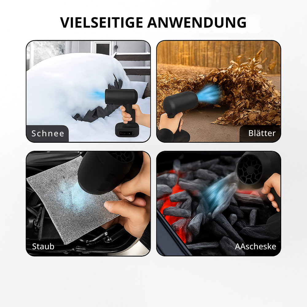 LeafBreeze™ | Kabelloser Laubbläser für schnelle Herbstreinigung