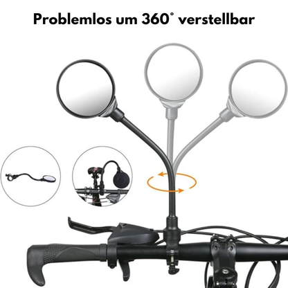 BikeMirror™ | Sieh, was hinter dir passiert, ohne den Fokus nach vorne zu verlieren
