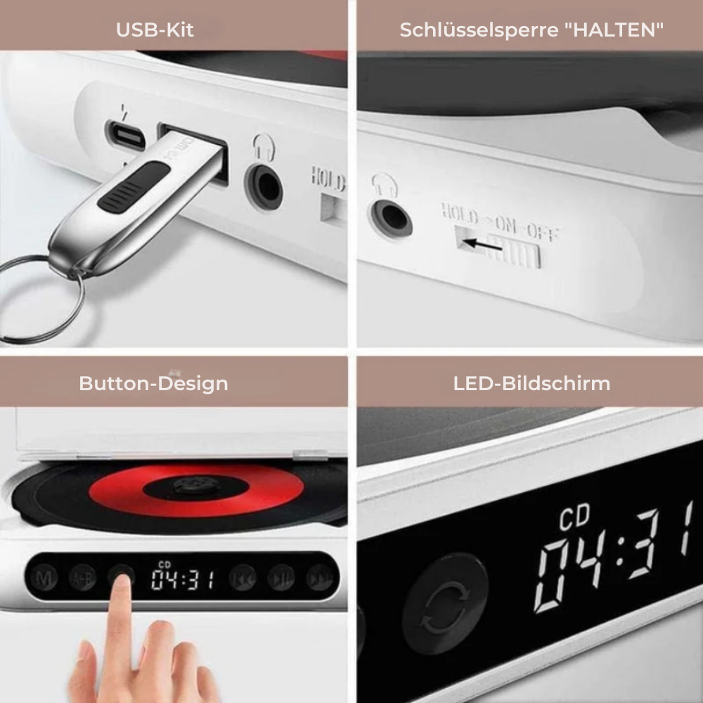 PureSound™ CD-Player | Hören Sie Ihre alten Lieblings-CDs wieder