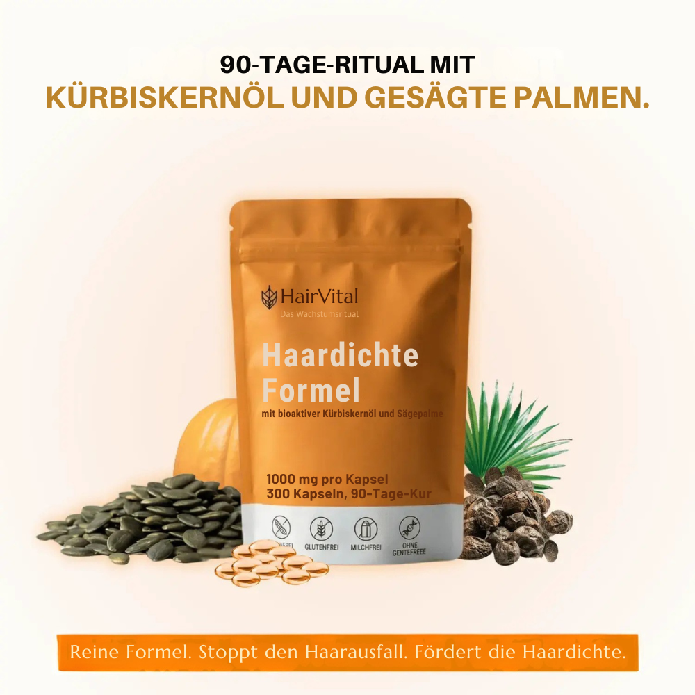 HairVital™ | Stärken Sie Ihr Haar von innen für sichtbar mehr Fülle