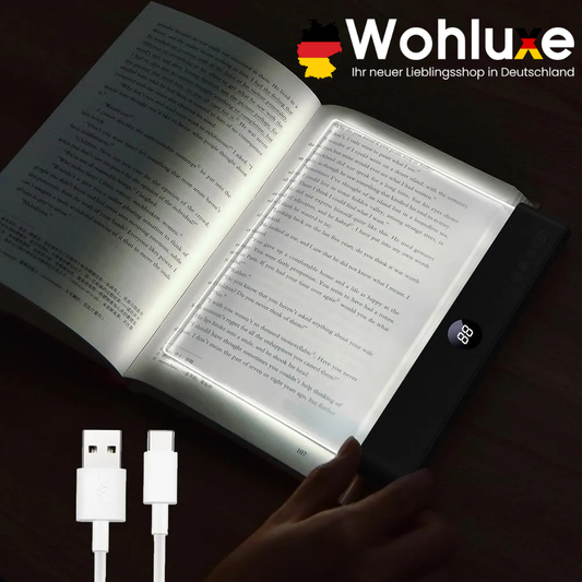 LightBook™ Pro | Praktisches Leselicht für entspanntes Lesen am Abend