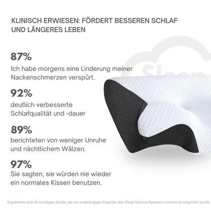 ErgoPillow™ | Gib dem Nacken die Unterstützung, die er jede Nacht vermisst hat