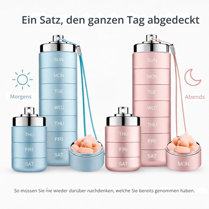 PillMate™ | Elegante Wochenorganisation für Medikamente