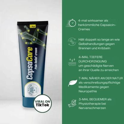 CapsaCare™ | Lindert brennende und stechende Nervenschmerzen