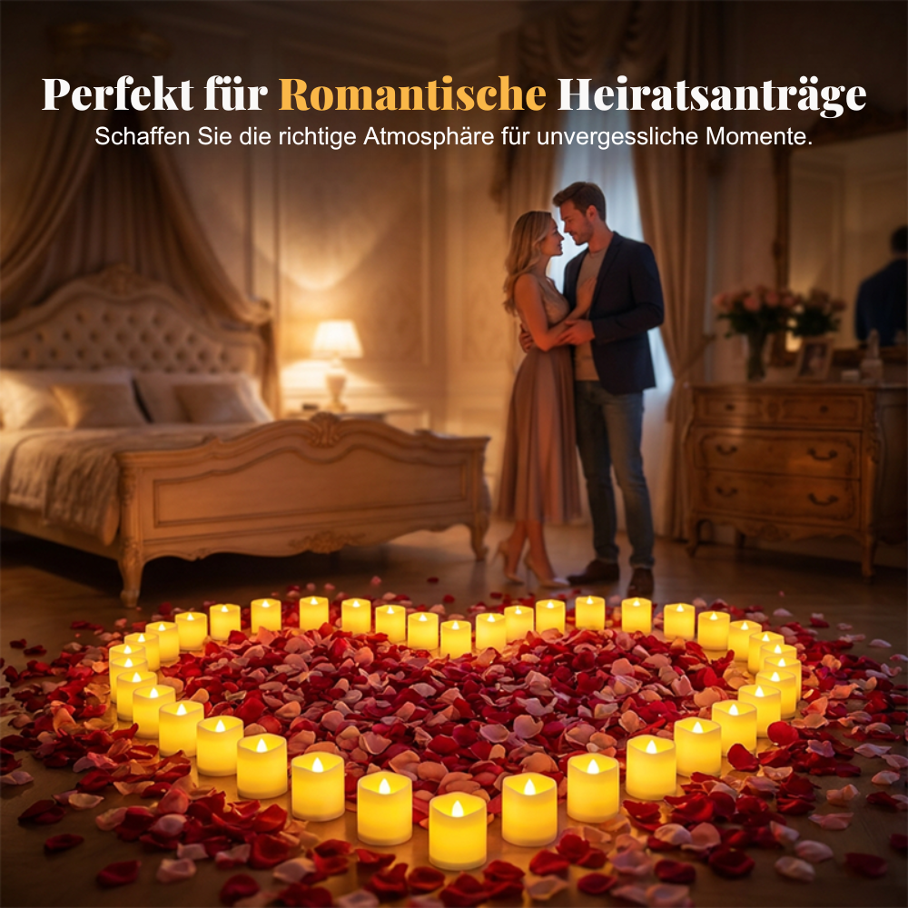 CandleGlow™ | Warme Stearinlichtatmosphäre ohne Rauch oder offene Flamme