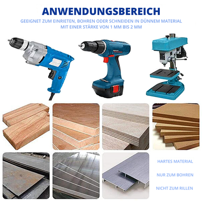 DrillCut™ | Seitliches Bohren und Formenöffnen