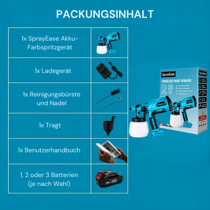 SprayEase™ | Malen Sie größere Projekte schneller und mit weniger Aufwand