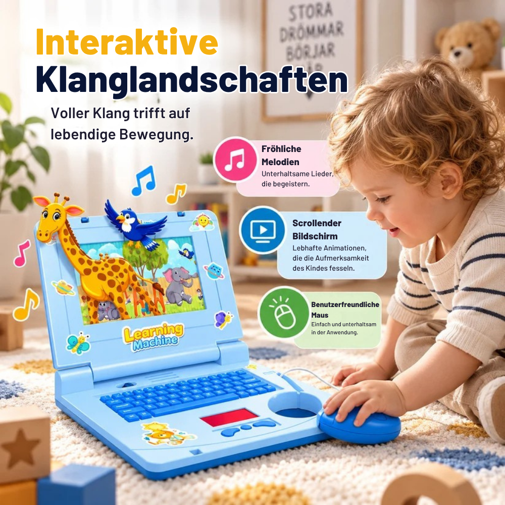 LearnPlay™ | Interaktives Lernspielzeug für kleine Hände – der eigene Computer zum Spielen und Lernen
