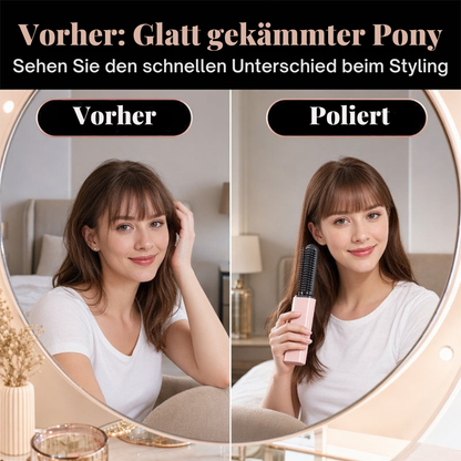 MiniStyle™ | Kompakter Heizkamm für schnelles Auffrischen des Ponyhaars