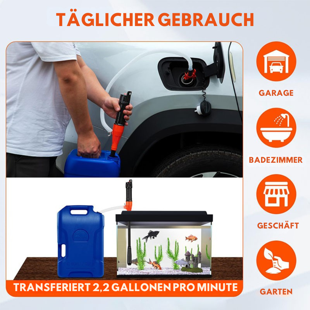 FlowPump™ Pro | Elektrische Flüssigkeitspumpe für einfacheren und saubereren Transfer