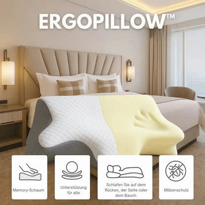 ErgoPillow™ | Gib dem Nacken die Unterstützung, die er jede Nacht vermisst hat
